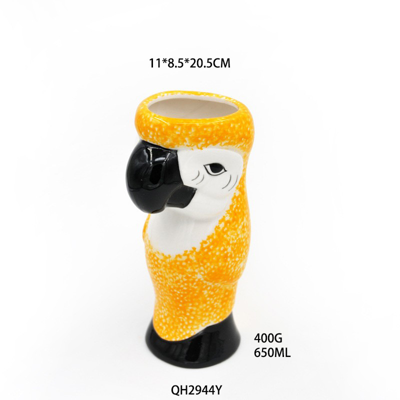 Selección estricta de tazas de cerámica hawaiana TIKI tazas de cóctel creativas tazas de agua en relieve tazas de agua TIKI cara zombie