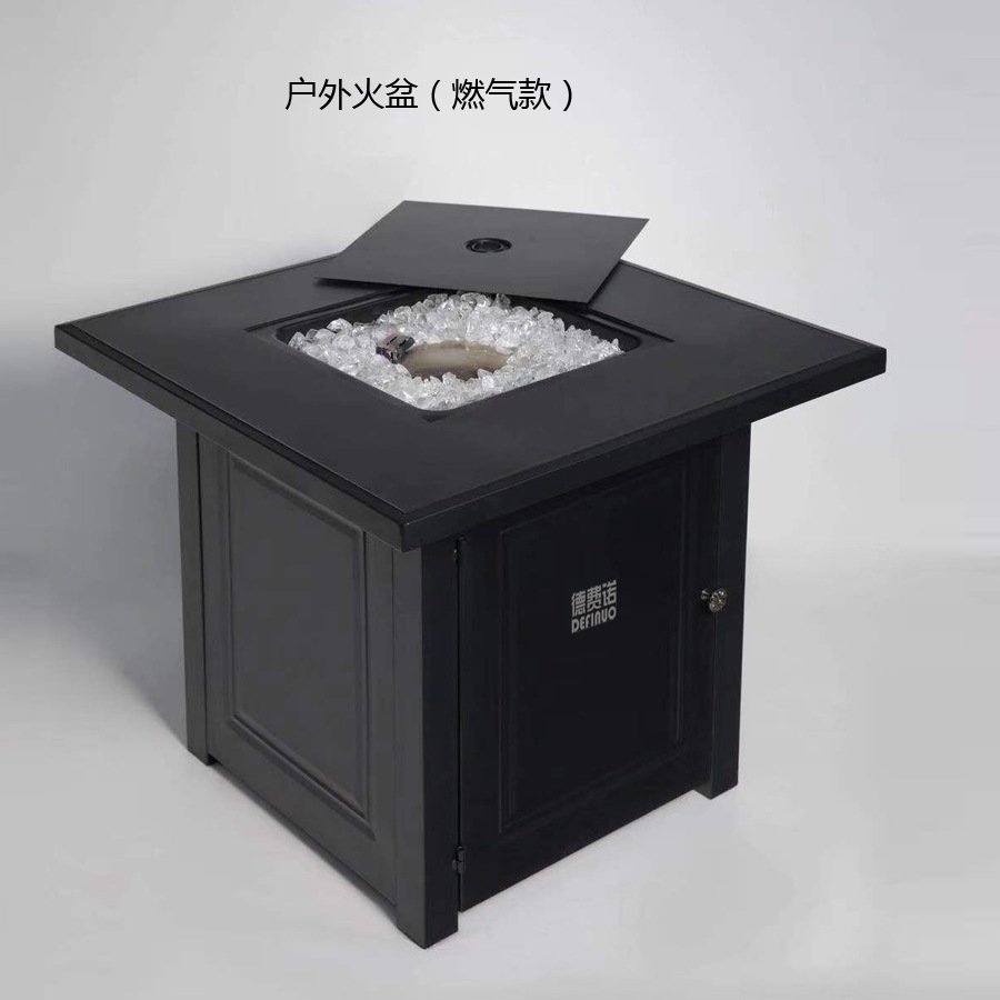 户外火盆燃气液化气火盆火焰景观别墅庭院游泳池取暖烤firepit