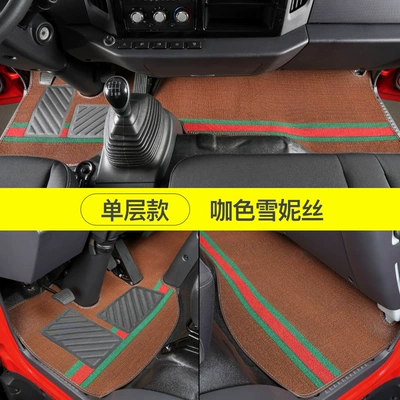 Car Carpet, Suitable for Foton Aulin Express - wear-resistant-model-brown-chenois-driver-and-passenger