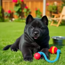 纯种五黑犬幼犬狗中型犬土猎犬田园犬活狗宠物犬幼崽小狗宠物狗狗