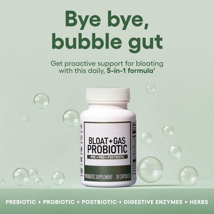 跨境亚马逊热销 草本益生菌胶囊Probiotics capsules30粒肠道健康|undefined