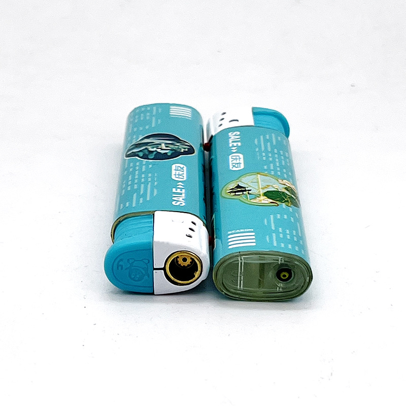 充气直冲防风打火机