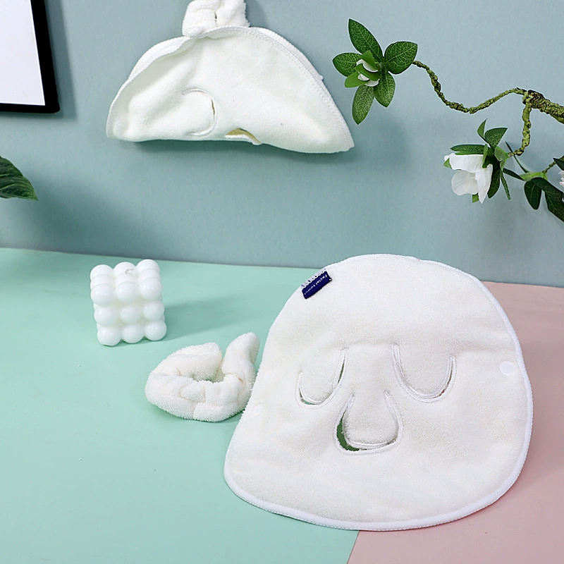 Полотенце для лица коралловый флис утолщенное горячее и холодное полотенце для лица косметическое увлажняющее горячее полотенце для лица Заводской магазин