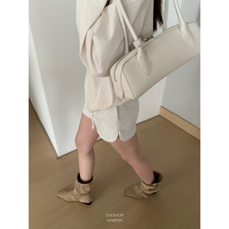 [No Return, No Exchange] Slimming and Leg-Lengthening American Casual Sports Shorts for Women, Lace-Up Elastic Waist Casual Pants