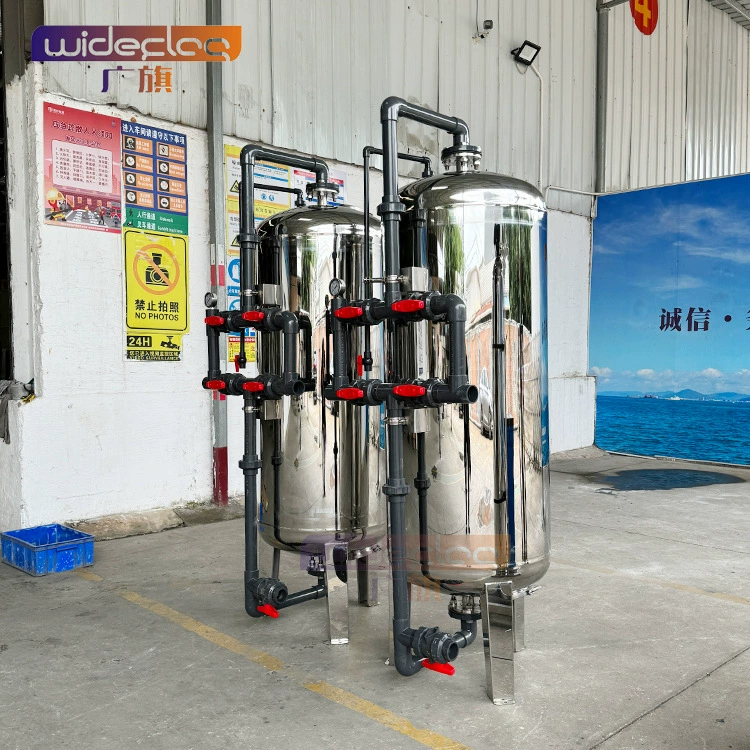 Сельскохозяйственный поливной песчаник фильтр Multi-среда обратная промывка кварцевого песка фильтр грунтовых вод для удаления желтой грязи