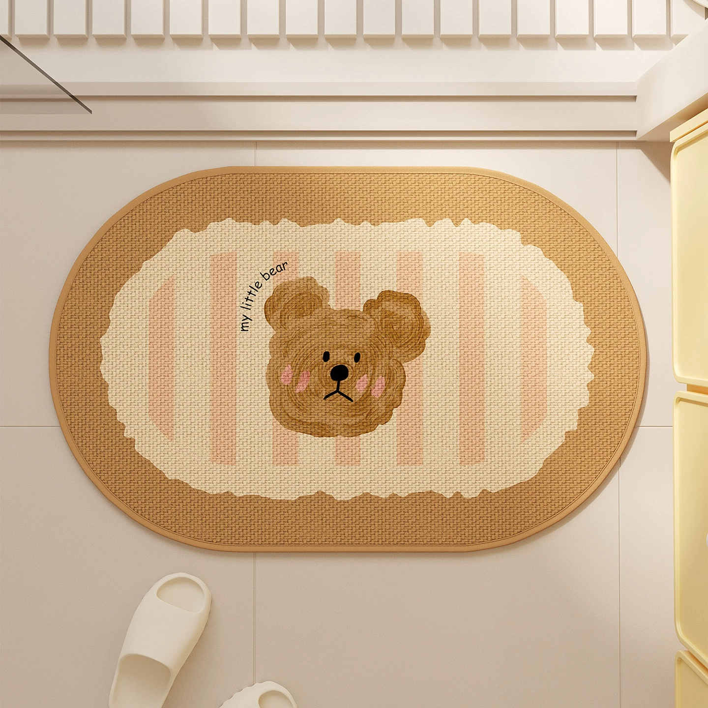 Коврик с рисунком, гигиеничный нескользящий коврик, водоabsorбирующий