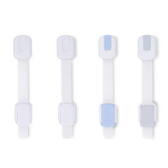 Childproof Drawer and Cabinet Door Latch, Baby Safety Adjustable Refrigerator and Cabinet Door Lock