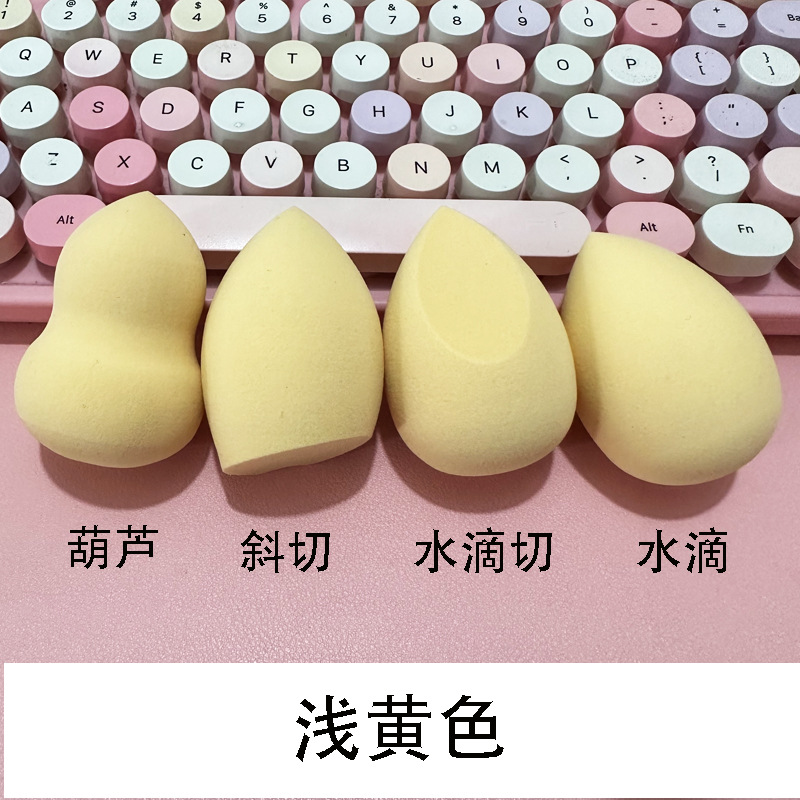 Belleza huevo maquillaje algodón maquillaje huevo esponja gota de agua puff herramientas de maquillaje de doble uso de la bola punto al por mayor macaron