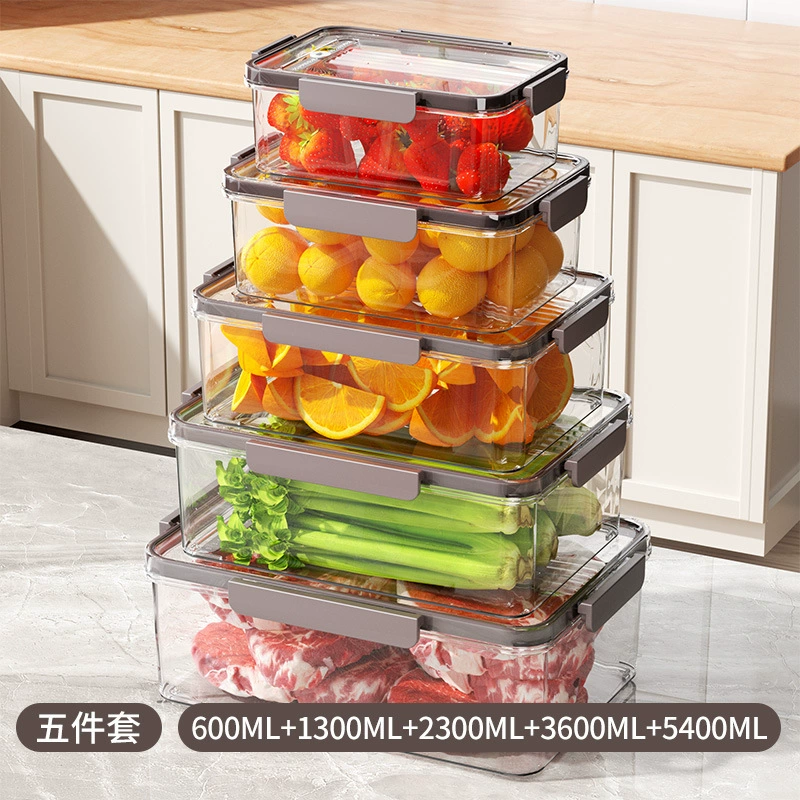 如晔 Сяоминг, холодильник, контейнер для хранения продуктов, кухонный органайзер для овощей и фруктов, свежий, герметичный, замороженный контейнер для хранения