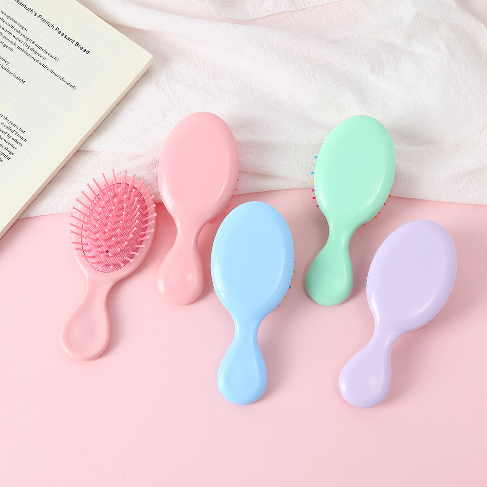Macaron Mini Air Cushion Comb Portable Small Comb for Children and Girls, Air Cushion Massage Comb, Student Hair Smoothing Comb Wholesale