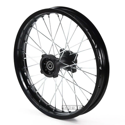 Off-Road Motorcycle Accessories: Aluminum Alloy Wheel Hubs and Tires, 1.9-17inch Aluminum Wheel Rims, Wheel Hub Hubs, Drum Hubs