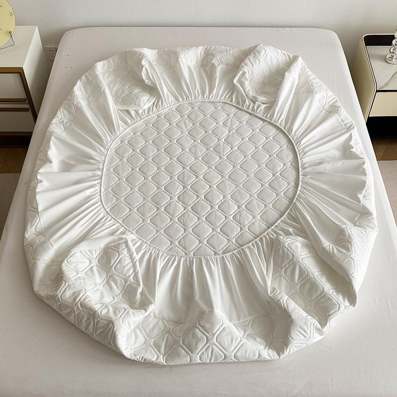 Waterproof Quilted Mattress Protector Fully Enclosed Bed Cover_voghion.com