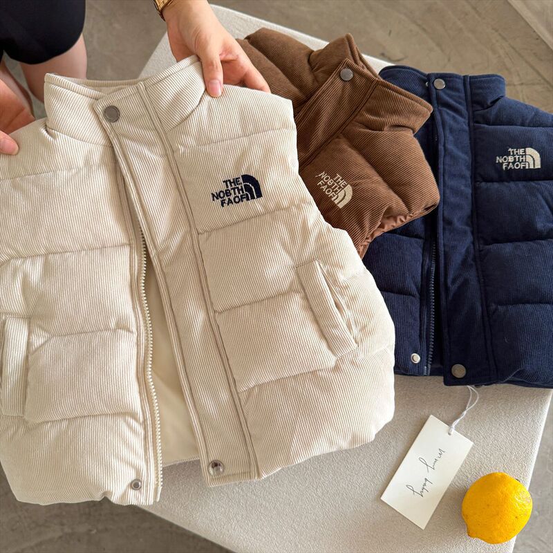 Children's Cotton Vest for Boys, Autumn and Winter New Thickened Toddler Jacket, Baby down Cotton Vest, Stylish Outerwear for Girls