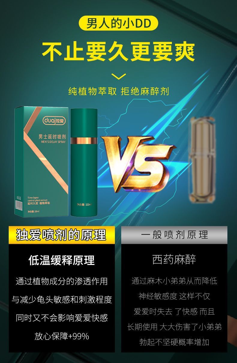 Duoai Green Bottle Male Delay Control Spray 10ml External Adult Wellness Spray — detail image 18