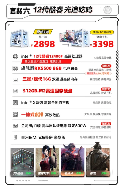 Set meal 6+27 inch display