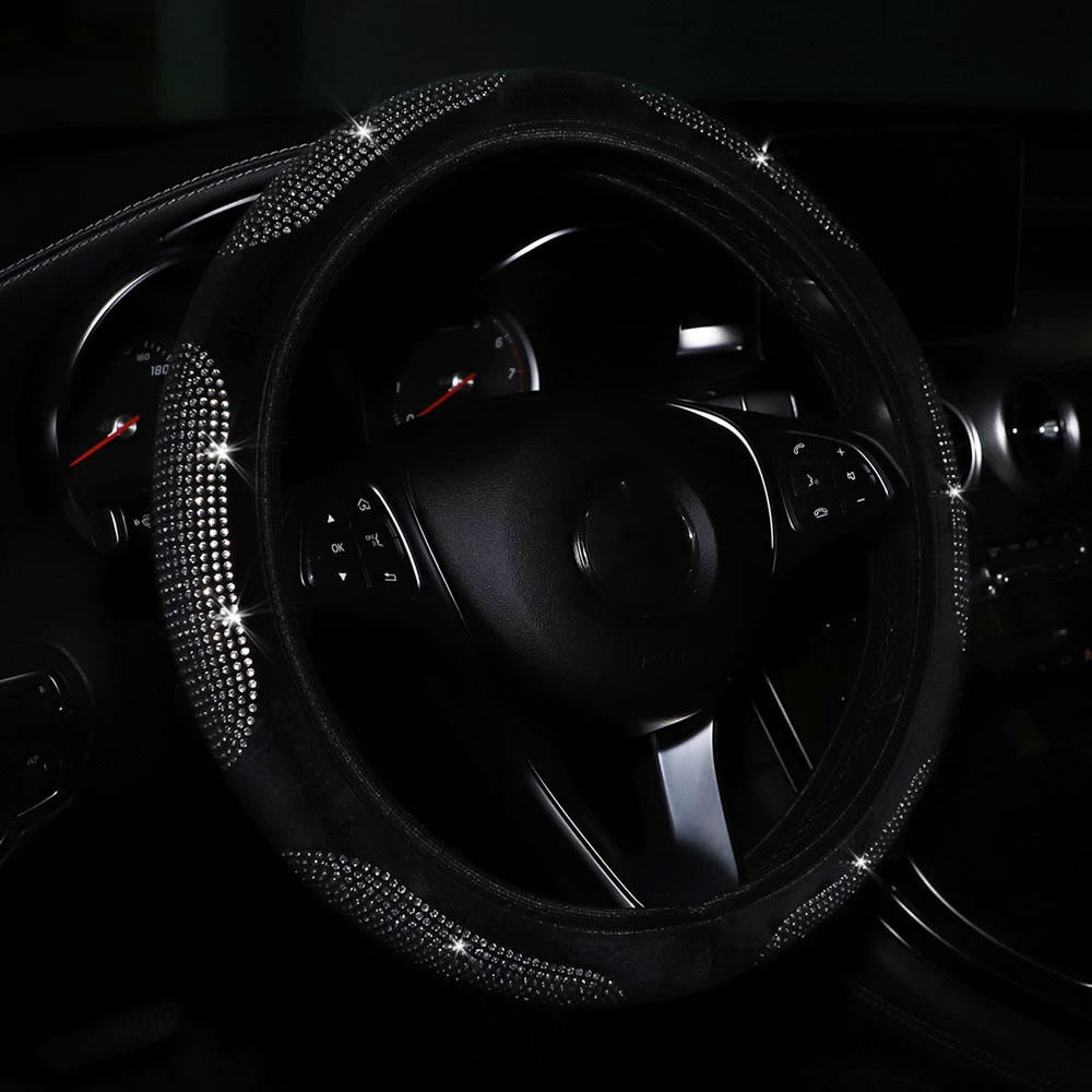 Новый 6 круглых коротких плюшевых бриллиантов эластичная рулевое рулевое чехол для женского зимнего комфорта мягкий и теплый через границу Амазонка быстрая распродажа