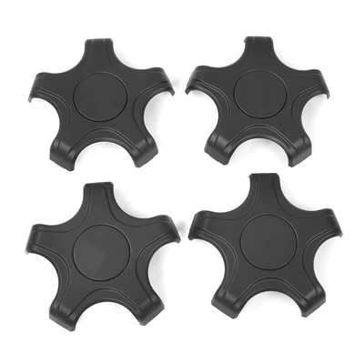 Other Car Modifications 3 Five-Claw Wheel Hub Cover - matte-black-white-label-version