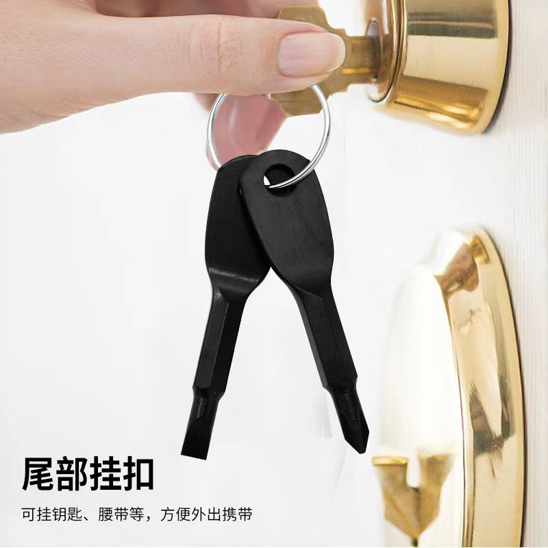 Travel screwdriver, keychain