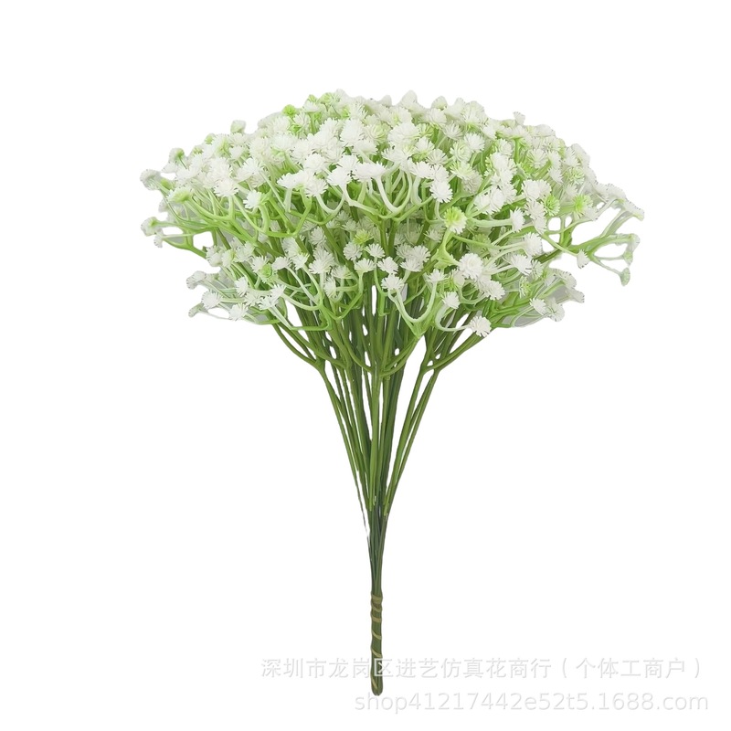 Simulation of gypsophila wedding decoration hand holding flower gypsophila single plastic simulation flower fake flower ornaments wholesale