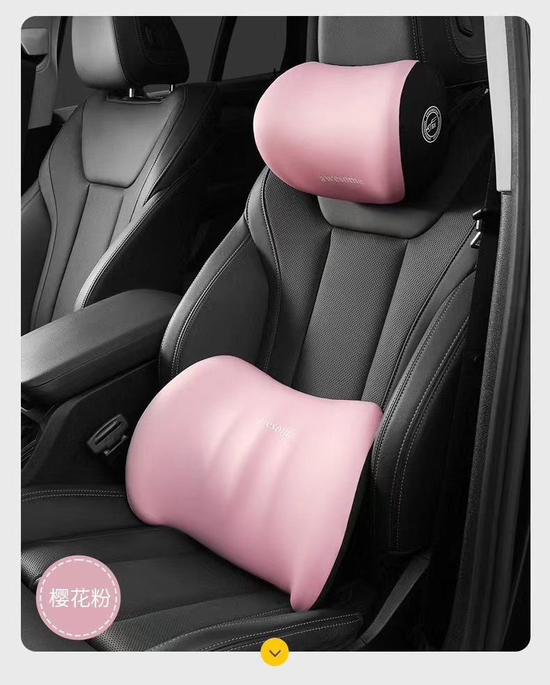 In-Stock Car Headrest, Neck Pillow, Lumbar Support, Memory Foam, Customizable with Logo, Direct from Factory, In-Car Use