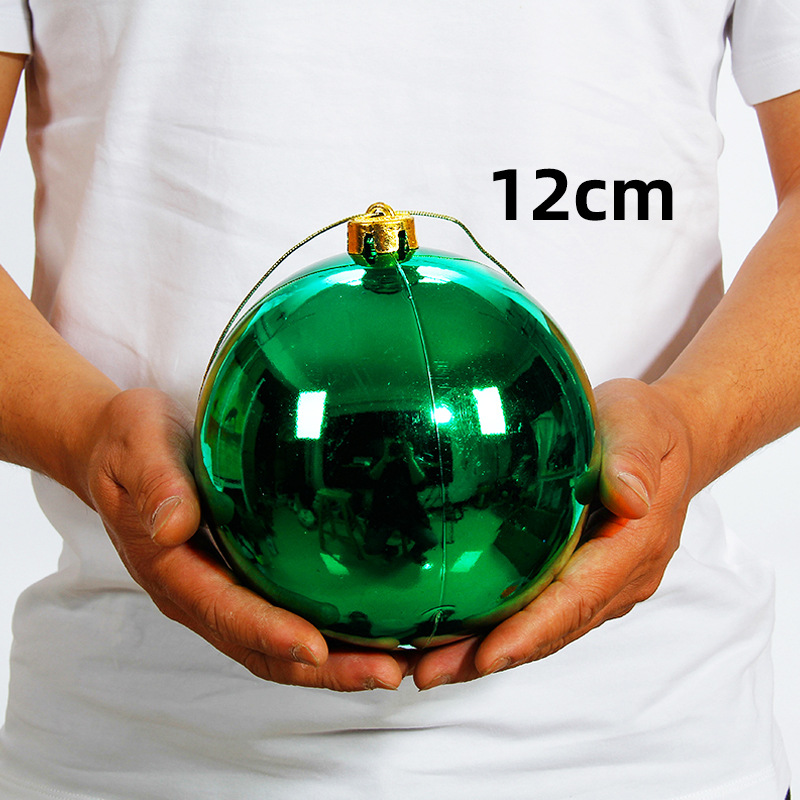 Dragón Tigre Bola de Navidad decoraciones del árbol de Navidad gran Bola brillante galvanoplastia bola de color bola colgante centro comercial bar decoración del techo