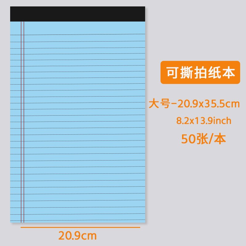 대형 블루 210*356mm