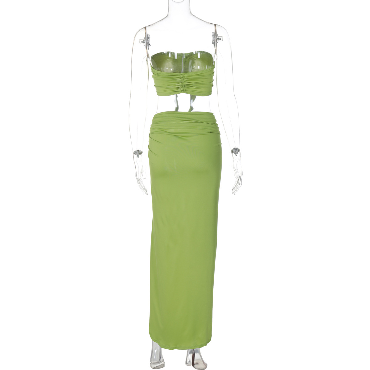 282g Weight Sleeveless Sleeve Length Spandex, Polyester, Milk Fiber Fabric Type High Waist Waist Line Regular Top Length Skirt Co-ord Set Sets Type 2 Pieces Set Quantity Prom Occasion Strapless Neckline Slim Fit Type Flower Pattern Summer Season Sexy Style Asymmetrical Craft Prom Women's Sexy Flower Spandex Polyester Milk Fiber Skirt Co-ord Set Skirt Sets 18