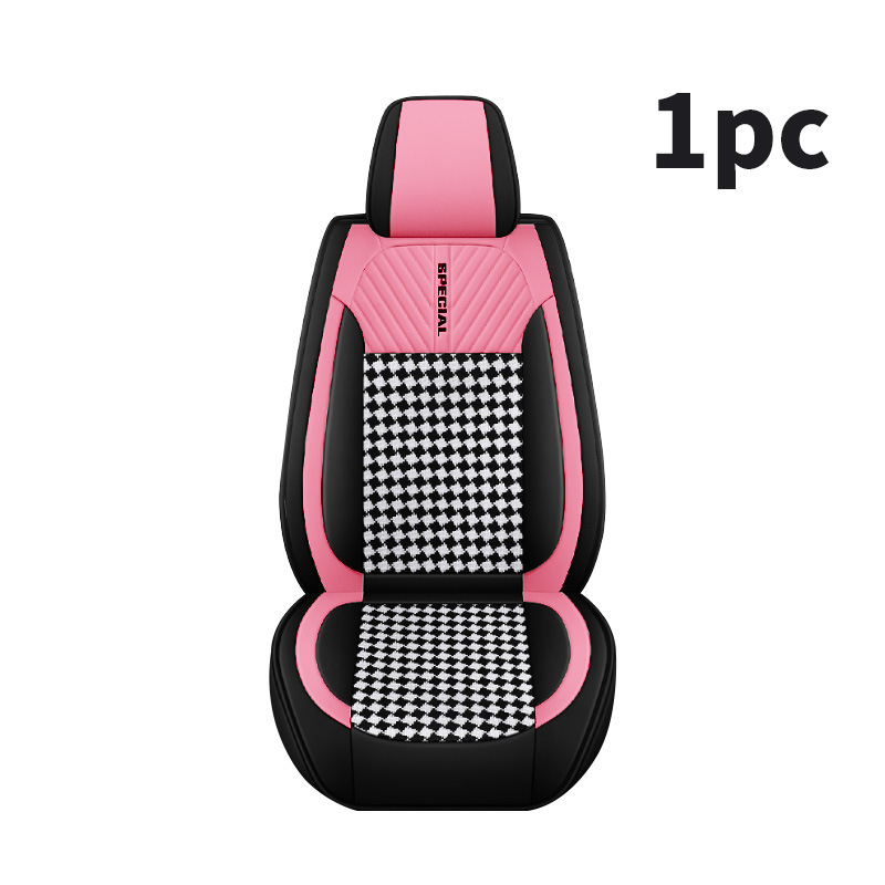 Cross-Border E-Commerce Foreign Trade New Model Full-Cover Mesh Linen Car Seat Cushion Universal for All Seasons Interior Seat Cover