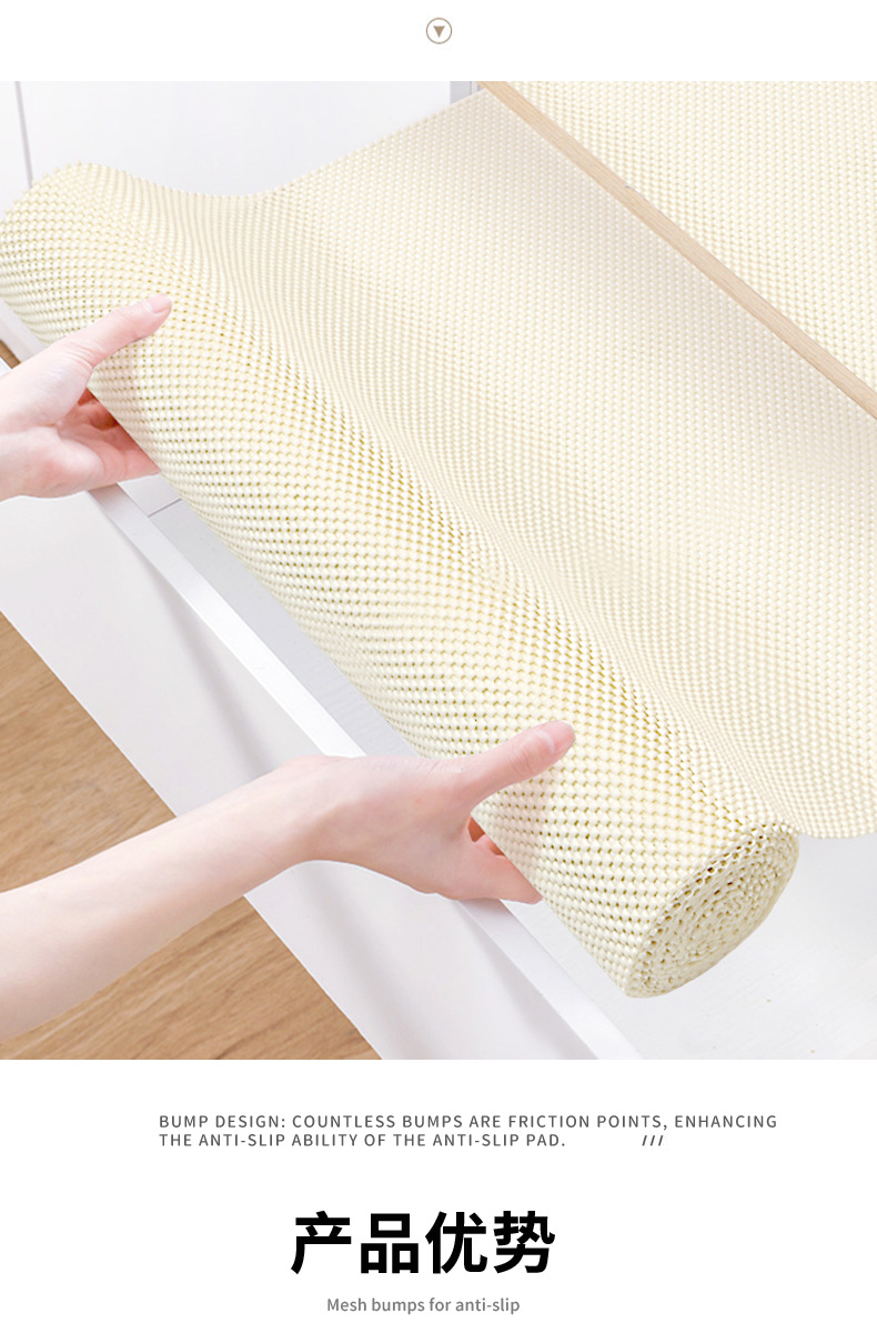 Custom-made PVC anti-slip mat for desktop, car trunk, multifunctional anti-slip mat, cabinet drawer liner, grid mat