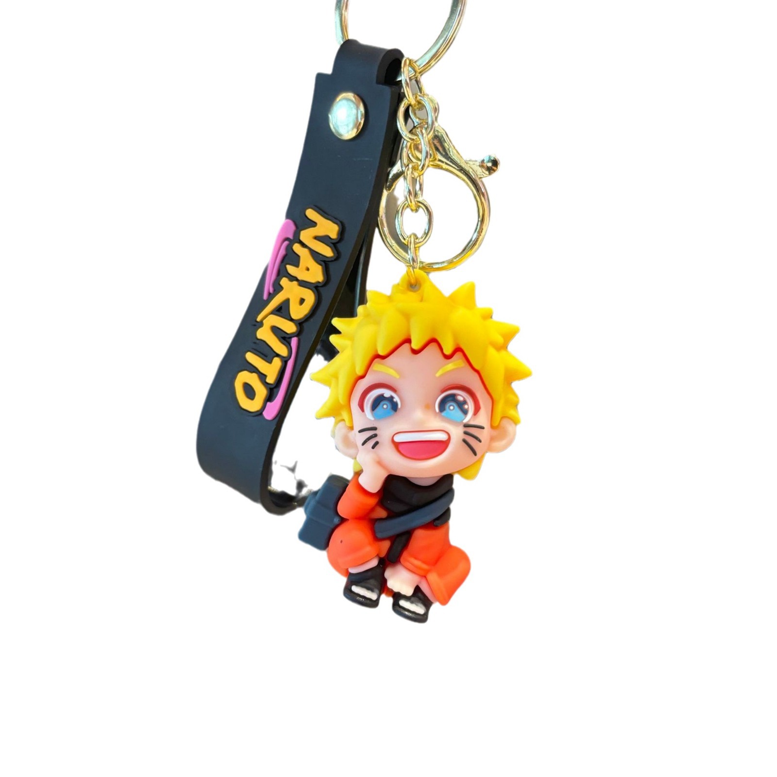 Naruto llavero de pvc muñeca colgante Naruto llavero de coche bolso llavero de bebé pequeño regalo