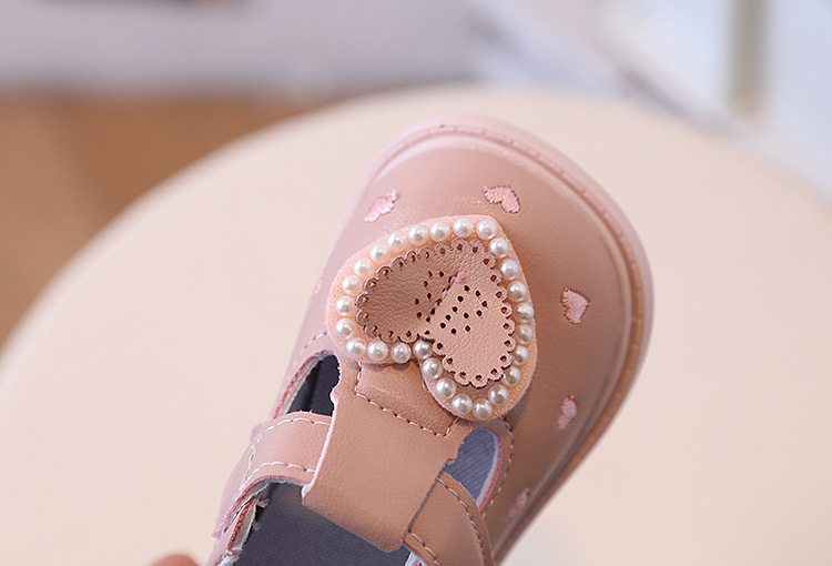 Scarpe da principessa in pelle per bambini piccoli, primavera e autunno, da 0 a 2 anni_voghion.com