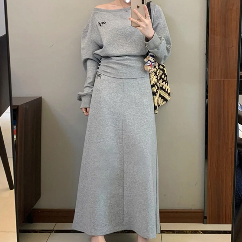 탑+스커트 투피스 세트