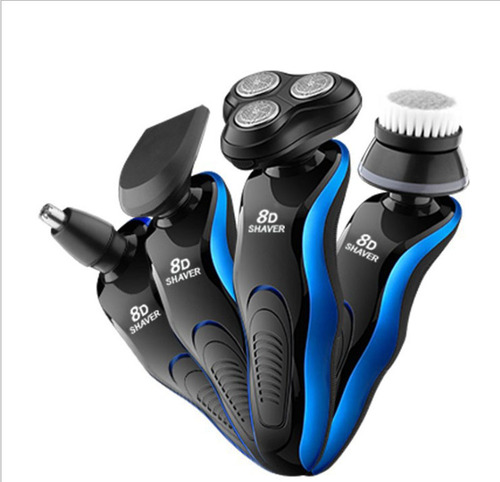 Internet celebrity new 8D rechargeable whole body water-washable pop-up shaver electric multi-function shaver USB car