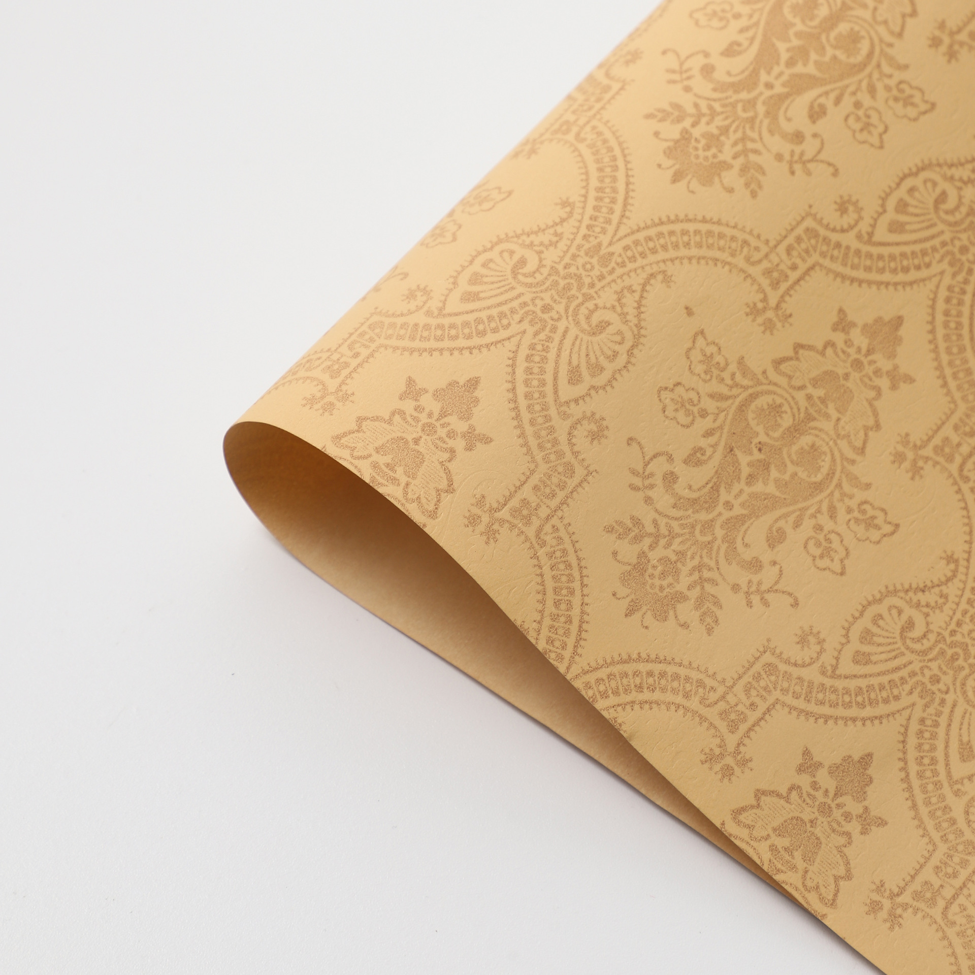 Materiales de embalaje de ramo de papel barroco algodón de alta calidad impermeable flor flor florista materiales de embalaje floral al por mayor