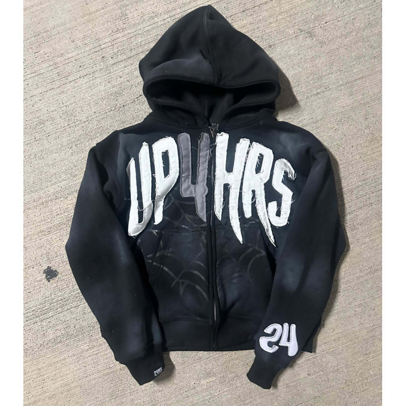 Unisex-Sweatshirt mit Kapuze und Reißverschluss, bedruckt mit 3D-Druck und auffälligem Grafikdesign – Schwarz, Dunkelbraun, Blau, Rosa_voghion.com