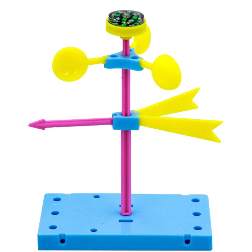 Science and technology small production science experiment stem primary school children manual work material package DIY wind vane