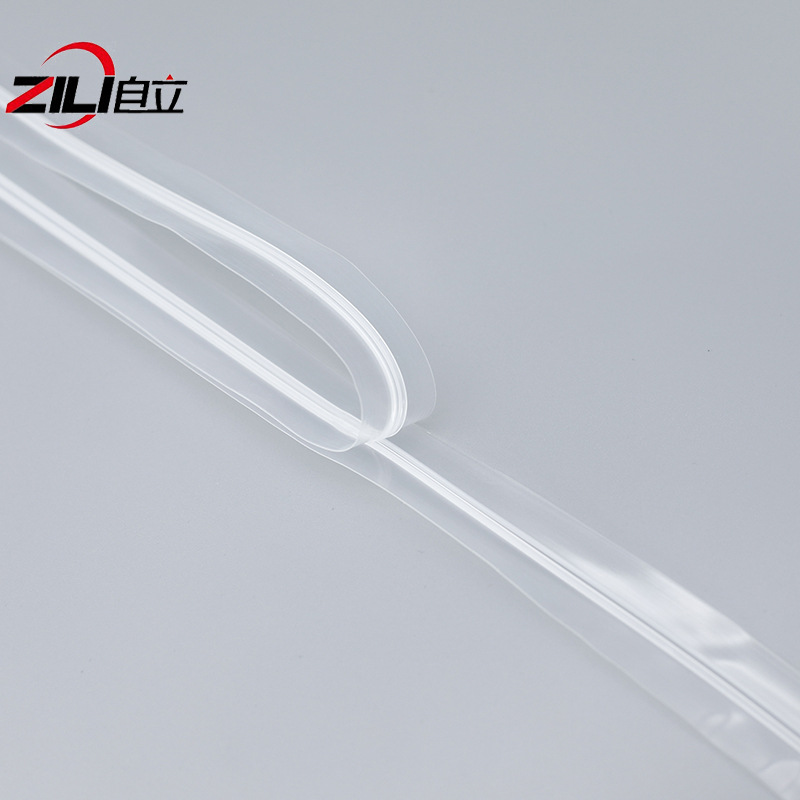 防水防爆裂PE异形双轨凹凸扣拉链 密封条宽边塑料夹链双牙拉链