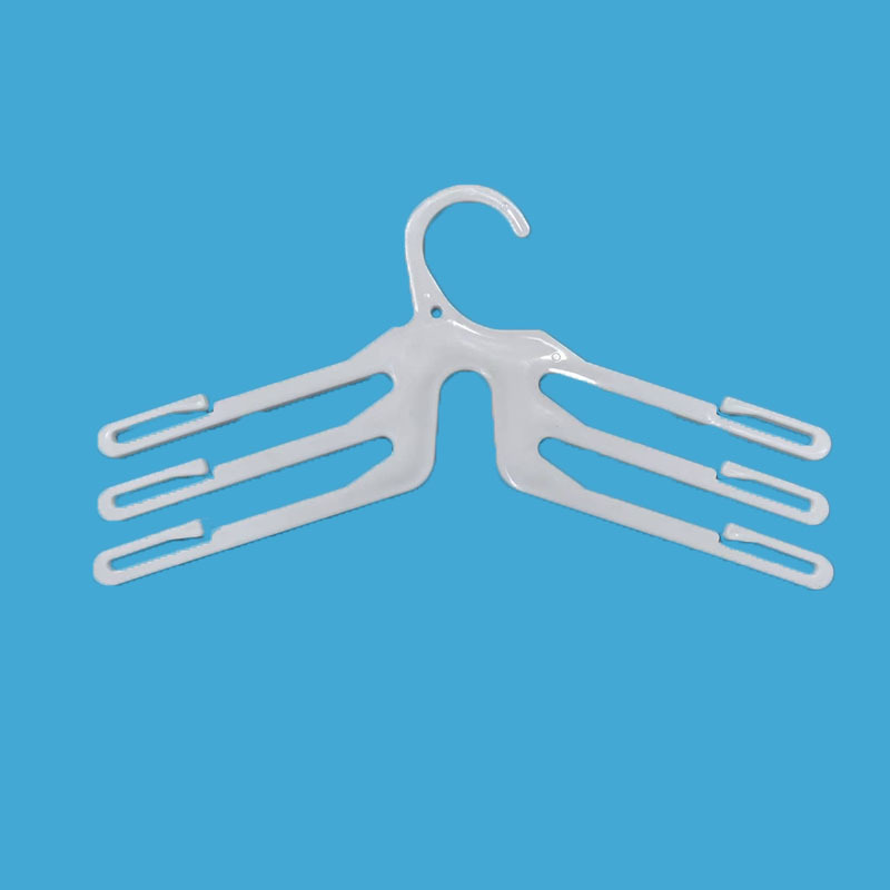 义乌佳诺衣架 三层挂钩 袜子内衣商超挂钩 白色挂钩质量好 尺寸多