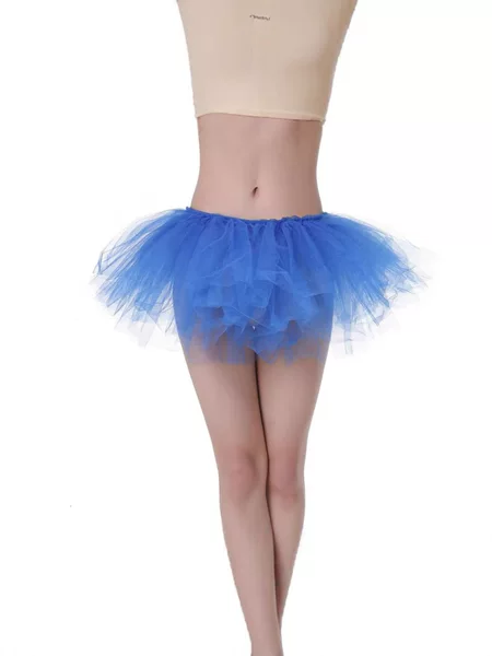 Five-layer tutu skirt mesh skirt performance cake skirt COSPLAY cross-border Amazon adult five-layer tutu skirt