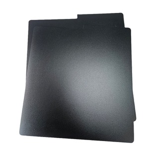 Black PP Sheet Partition Panel Writing Backplane Bag Pad Printing Adhesive Back Plastic Sheet Black Matted PP Sheet