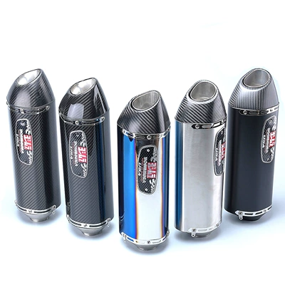 Motorcycle carbon fiber exhaust pipe modified exhaust pipe tail section Yoshimura R77 tail throat QJmoto race 600/spring breeze