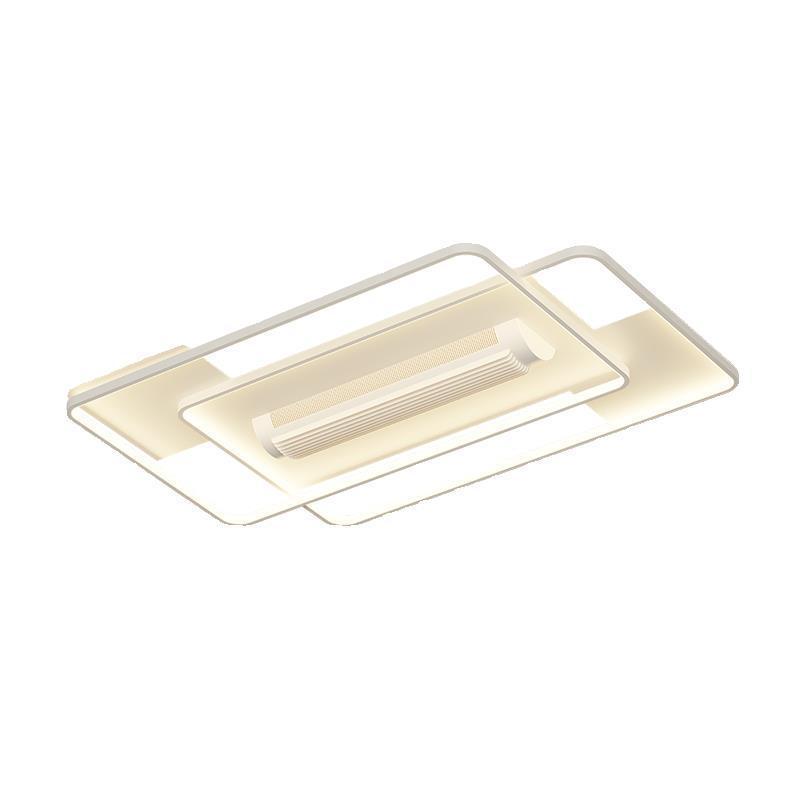Nuevo tipo de lámpara de cabina de hoja voz inteligente ventilador de lámpara ventilador de toda la sala de estar ventilador de protección de ojos de ventilador de lámpara de espectro