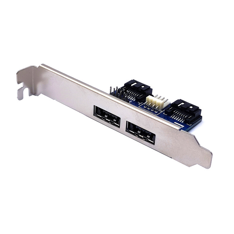 Sata to Power over Esata Adapter Card Sata to Esata with 5V/12V Power Supply Copper Core Sata to Power over Esata Adapter Card Sata to Esata with 5V/12V Power Supply Copper Core