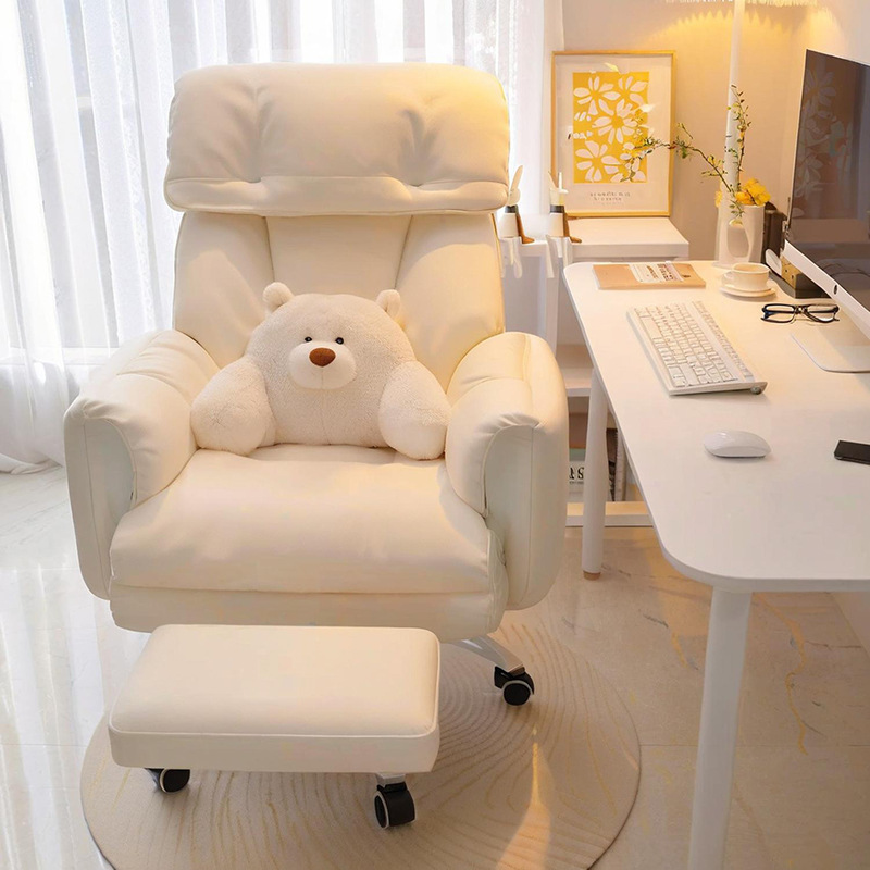 Lazy Computer Chair Home Comfortable Reclining Office Chair Girls Bedroom Dormitory Sofa Chair Backrest Gaming Chair