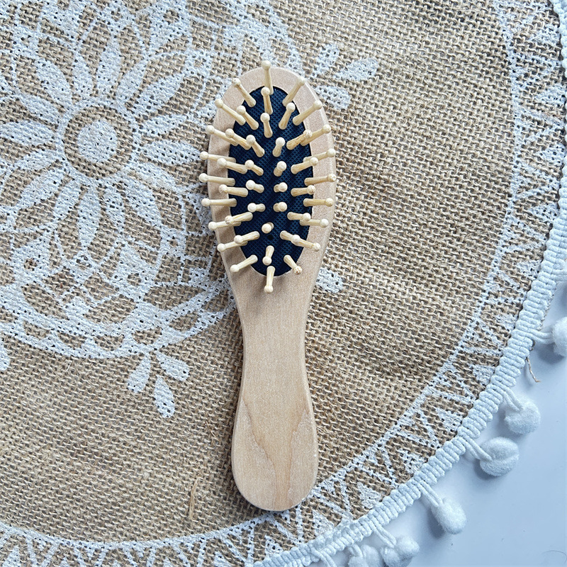 Bolsa de aire loto peine de madera cojín de aire masaje peine peluquería pelo liso maquillaje peine hogar boutique hemu peine placa grande peine