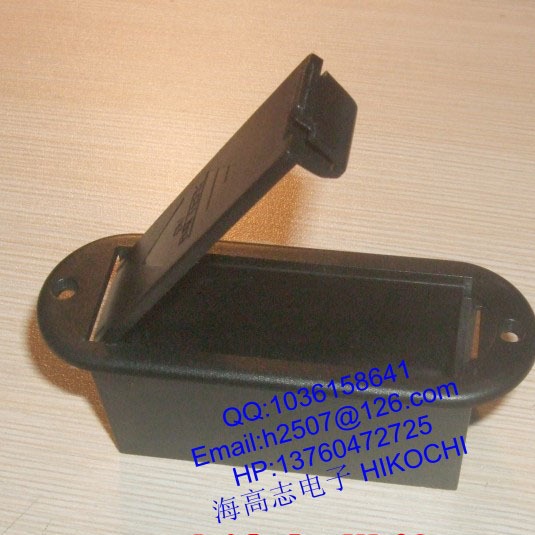 9V电池盒 1604电池盒 带盖 立式 2孔