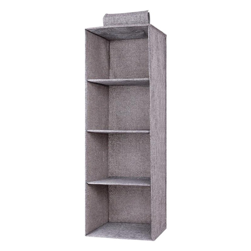 Amazon transfronterizo de almacenamiento marca nueva bolsa colgante de algodón y lino lavable cajón armario caja de almacenamiento