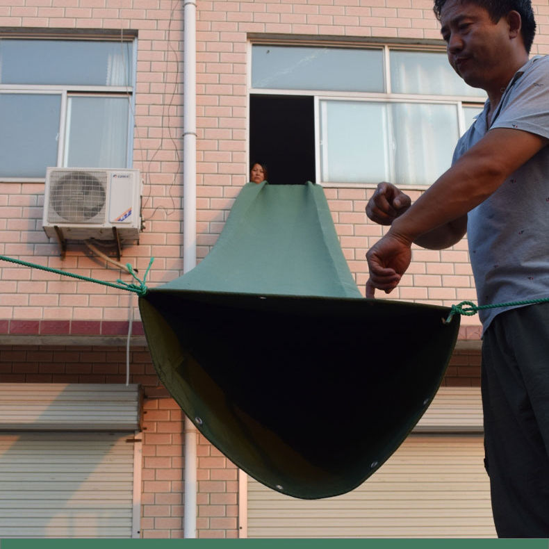 卸货神器帆布滑道圆筒传送带帆布滑货高楼层楼梯搬运滑梯快递包裹