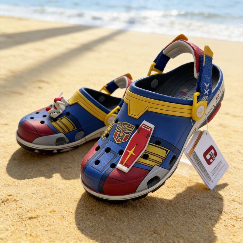 Classic Trin Gao Da Collaboration Summer Clogs Men's Slippers Beach Sandals Unisex Thick-Soled Outdoor Sandals