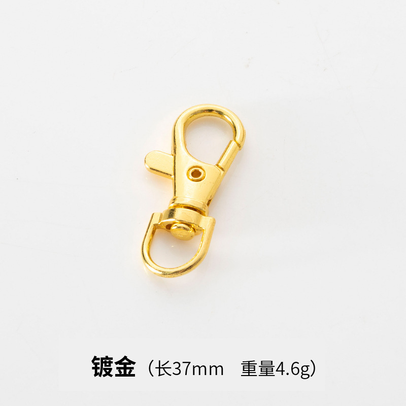 Aleación de zinc 3G perro hebilla de metal llavero accesorios DIY hardware joyería bolso de cuero giratorio gancho hebilla de la boca de los pescados hebilla image 18